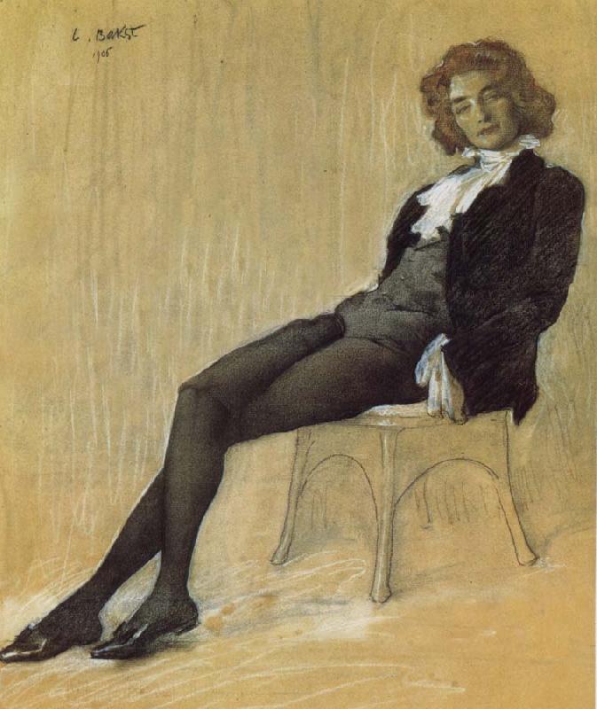 Leon Bakst Portrait of Zinaida Hippius